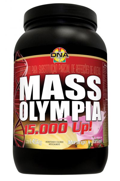 Mass olympia 15000 up 1450 gr Morango e banana