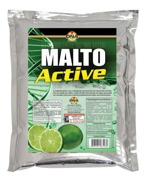 Malto Active - Pacote 1000g - Limão